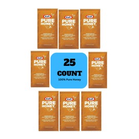 Honey Packets | Single Serve | 100% Pure And Natural | 0.32 oz Packet (25)