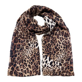NociHah Leopard Print Scarf for Women Fashion Shawl Lightweight Wrap Scarves for Ladies Full Season