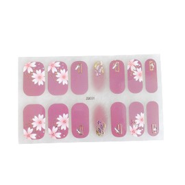 Nanosase 3D Nail Stickers Art, Stylish Nail Polish Strips with Extra Replacement Nail Decals.(Set of 2) (K10 Superb Diva)