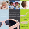 COCOSAND Polarized Baby Sunglasses with Strap Soft Flexible UV Protection
