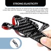 Bawkars 2 PCS Wheel Eyebrow Protectors, Carbon Fiber Car Side