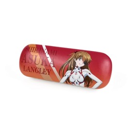 Evangelion Wave Asca Wrangler Gray Glasses Case