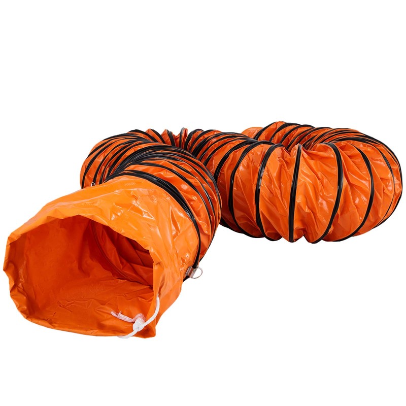 VEVOR 12"x16FT Flexible PVC Duct Hose for Blower/Exhaust Fan