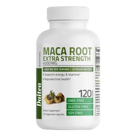 Raíz De Maca Daitea: 120 Cápsulas Vegetarianas (4000 Mg)