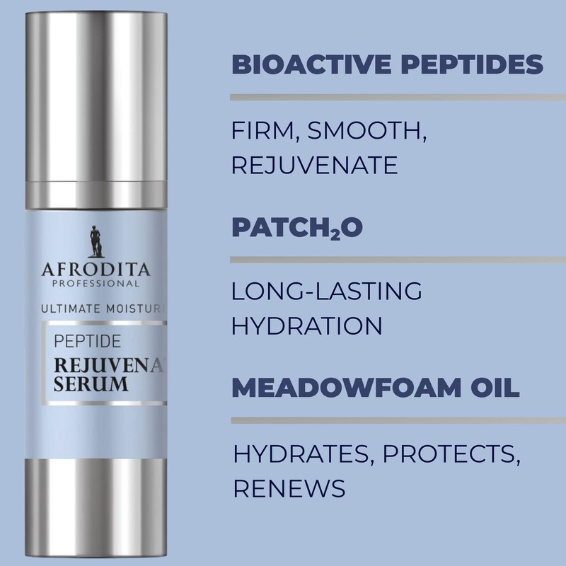 Afrodita Professional Perfect Code Peptide Rejuvenation Serum, Intensive Moisturising Anti-Ageing