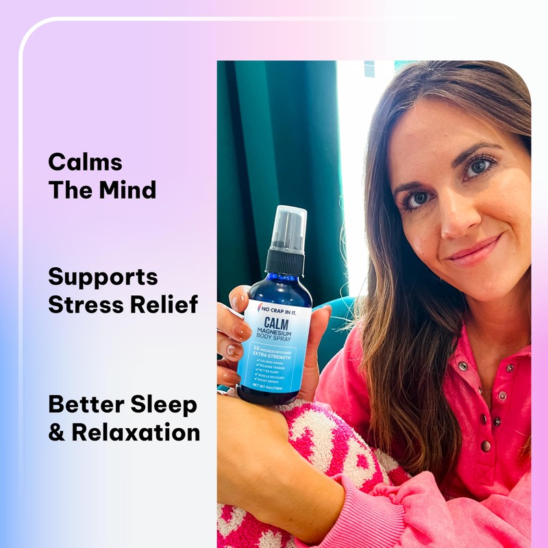 No Crap In It Calm Magnesium Spray Triple Magnesium Power: