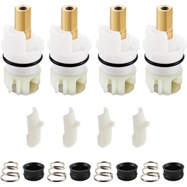 RP25513 Faucet Stem Replacement for Delta two handle Faucet Repair Kit Includes RP24096 Cartridge RP4993 Seat and Spring RP24097 Turn stop1/4, 4 pack
