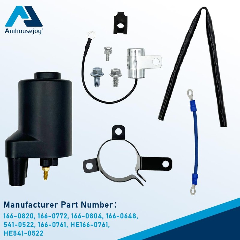 166-0820 Ignition Coil Fit for Onan Points Models BF B43