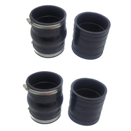 ZOOM ZOM PARTS Upper Lower Rubber Coupler Exhaust Hose Bellows For OMC Volvo Penta 4.3 5.0 5.7