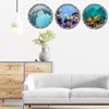 akindou 3D Wall Stickers Dolphins Sea Turtle Tropical Fish Wallpaper