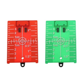 LT Easiyl 2pcs Laser Level Reflector Target Board Bracket Reflector Target Board Reflection Target Plate for Alignment Laser Level Crosshair Laser Laser Measurement