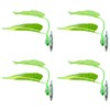 4pcs Betta Fish Leaf Pad Hammocks With Suction Cup, Double