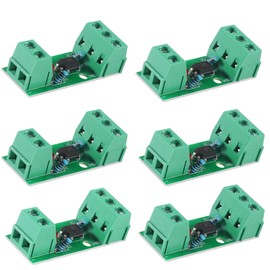 6pcs PC817 1 Channel Optical Coupler Isolation Board Voltage Converter Adapter Module, 3.6-30V, 1 Channel