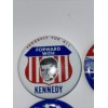 Vtg 1984 Lot 6 ~ Political Campaign Pins Buttons Kennedy