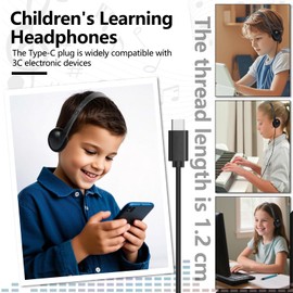 GDBOMA USB C Headphones Bulk 20 Pack for Kids Classroom School,USB Type C