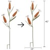 ATT Metal Corn Stake Autumn Harvest Decoration- Decorative Yard Lawn