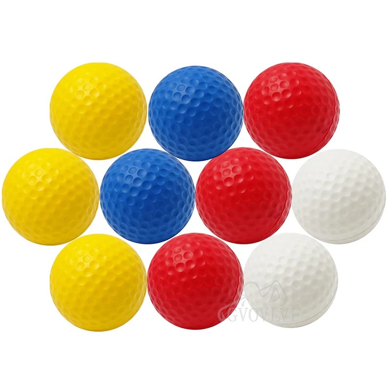 10-Pack Soft Golf Practice Balls for Indoor Swing Training –