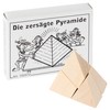 Bartl 102572 Mini Wooden Puzzle The Sawn Pyramid Made of