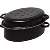Goose Roasting Dish 42 cm Black Enamel