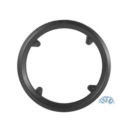 X AUTOHAUX 42 Teeth 9.7-10.7cm Bicycle Crankset Chain Wheel Cover Black Hollow