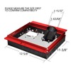 SpeTool Dust Collection Shroud for Spetool router sled (ASIN: B0DHKP5G5G),