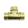 Brass T Shape Water Fuel Pipe Male Tee Adapter Connector