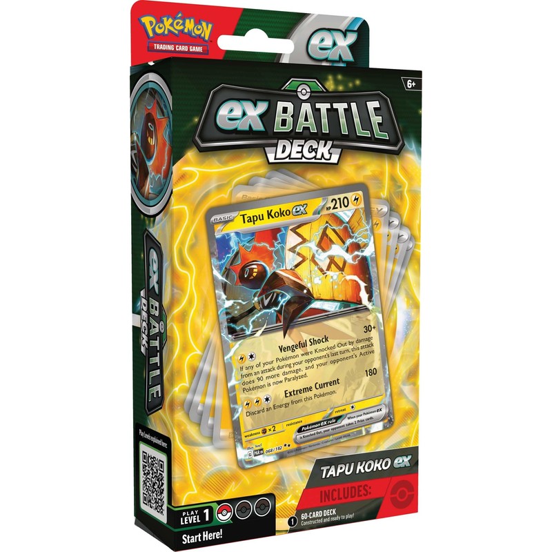 Pokémon TCG Tapu Koko ex/Iron Leaves ex Battle Deck