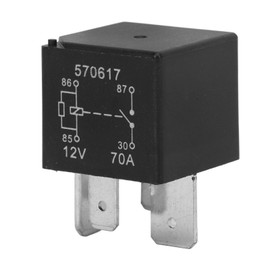 Air Suspension Pump Compressor Relay 12W 70A LR023964 YWB500220 Air Suspension Compressor Relay Kit Air Suspension Compressor Pump Relay for Range Rover L322 2006 to 2012