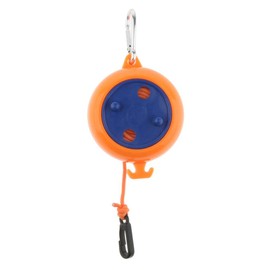 Lightweight Windproof Clothesline outdoor Retractable Rope Washing Line 8m Orange with Hanging Buckle