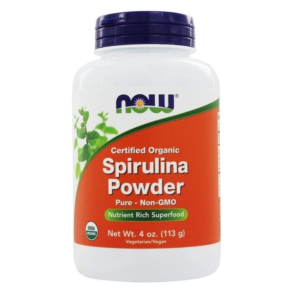 NOW Foods - Organic Spirulina Powder - 4 oz.