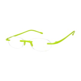 Scojo New York Gels Original Reading Glasses | 1.75x GREENSLEEVE | Readers for Men & Women | Stylish, Scratch-Resistant Lenses