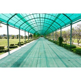 Privacy Screen (Sold by the Metre) Shade Net Sun Protection Greenhouse Privacy Screen Fabric 40%, 60%, 85% Shading Effect in Various Widths (4 m Width, 60%)