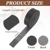 sourcing map Faux Leather Strap, 1" Width x 98" Long