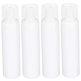FRCOLOR 4pcs Empty Refillable Mousses Bottles Empty Foam Bottles Pump Bottle Foaming Soap Dispenser Liquid Soap Dispenser Foamer Dispenser Sub Bottle for White Travel Liquid Pump Filling