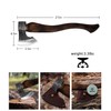 WICING Camping Axe - 21 inches Chopping Axe for Wood