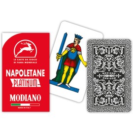 Modiano Napoletan Red 100% Platinum Plastic