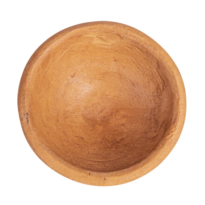 Creative Co-Op Terracotta Bowl in Jute Bag, Set of 12