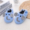 LZSYC Boys Elephant House Plush Slippers,11-12 Little Kid