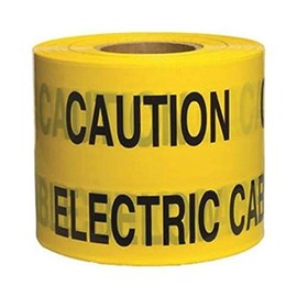 CAUTION ELECTRIC CABLE WARNING TAPE UNDERGROUND 25 MTRS
