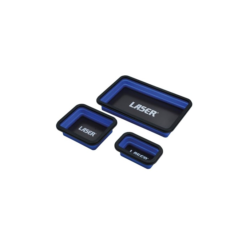 Laser 8755 Magnetic Parts Tray Set 3pc