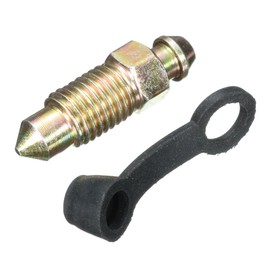 C-FUNN M10 x 1.25mm Brake Caliper Bleed Screw Nipple Dust Cap for Motorcycle Bicycle
