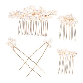 Beavorty 1set Hair Accessories for Women Delicate Bridal Headpiece Hair Combs Teens for Parties Special Occasions