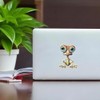 Cute Frog Car Stickers 2-Pack – Waterproof Vinyl Decals for