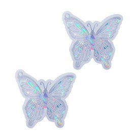 2 Pcs Butterfly Resin Mold Exquisite Silicone Holographic Resin Mold for Jewelry Casting Supplies, DIY Craft
