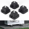 Pearwow Floor Mounting Base Kit for Mini Split AC Condenser,Rubber