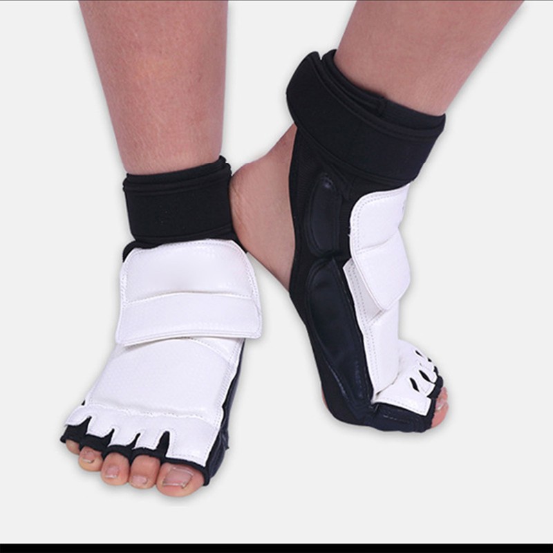 Taekwondo Foot Protector Double Fixation Elastic Cloth Surrounding Design Comfortable