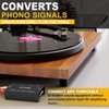 Phono Turntable Preamp, Phonograph Preamplifier with RCA Input, RCA/TRS Output,