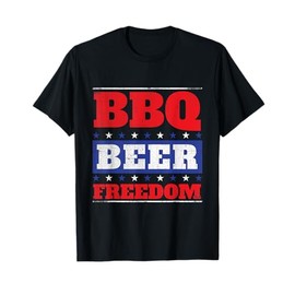 BBQ Beer Freedom - Grill Barbecue Grilling BBQ Lover T-Shirt