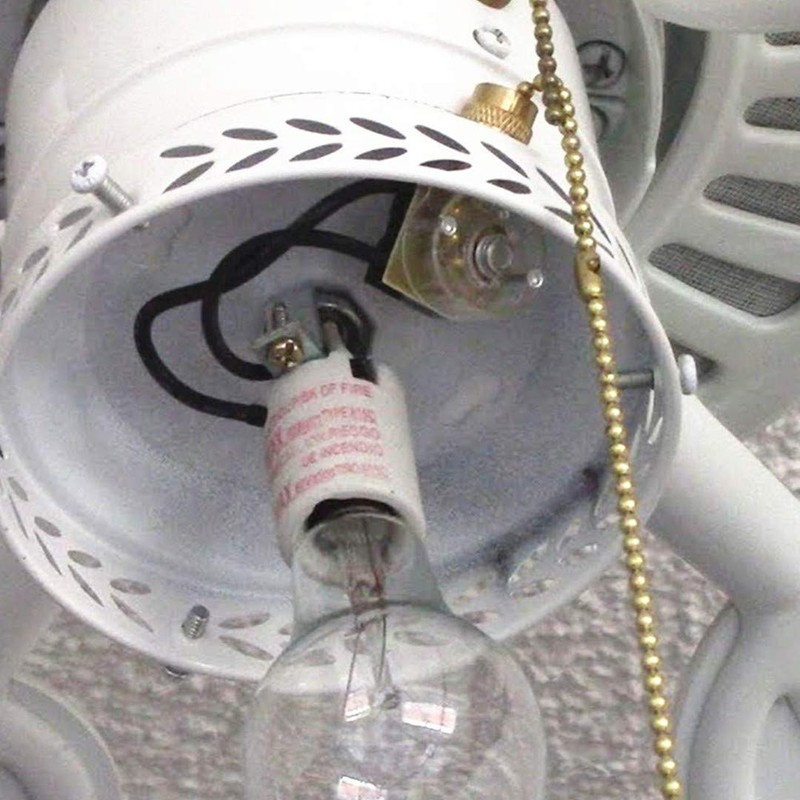 Zing Ear Ceiling Fan Light Switch - ON-Off Pull Chain,