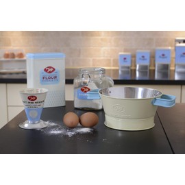 Tala Originals Self Raising Flour Storage Tin, Blue, 12x9.5x19 cm